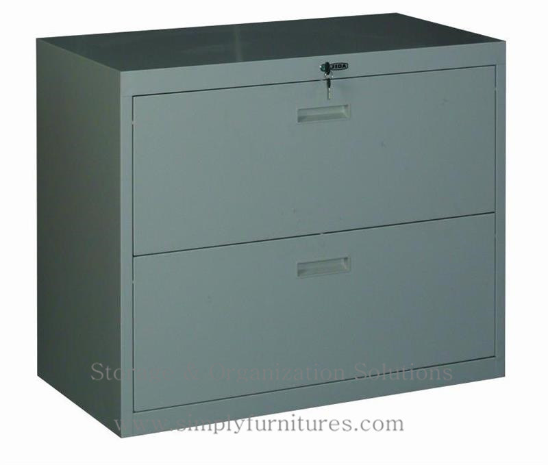 2 Drawer Locking Lateral File Cabinet for Office