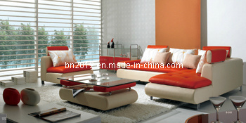 Modern Living Room Genuine Leather Sofa (B-205)