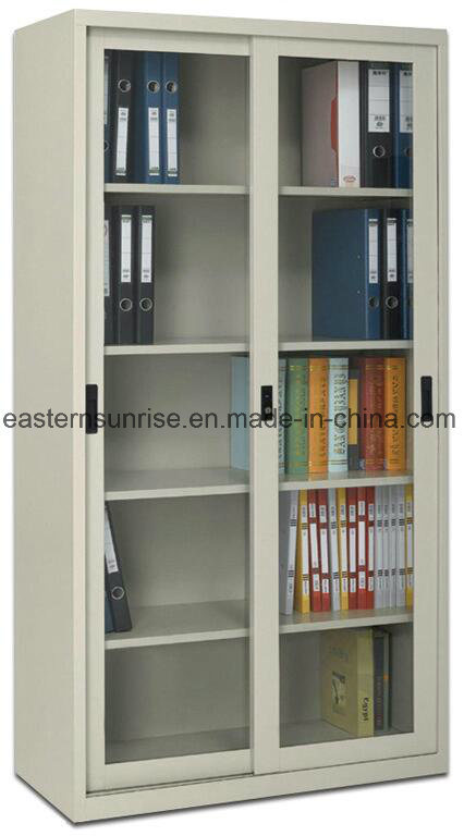 Metal Steel Iron Siling Glass Door Office Use Filing Cupboard/Cabinet