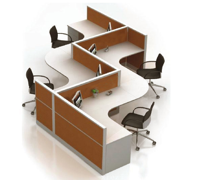 Manufacturer Direct S Type Staff Working Office Partition (SZ-WST656)