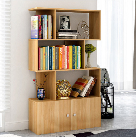 New Style Wooden Color Book Cabinet