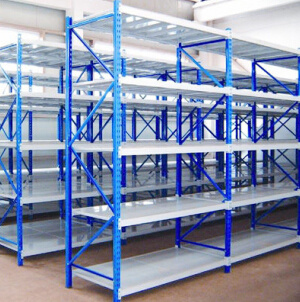 Selective MID Duty Shelving for Warehouse Storage Solutions