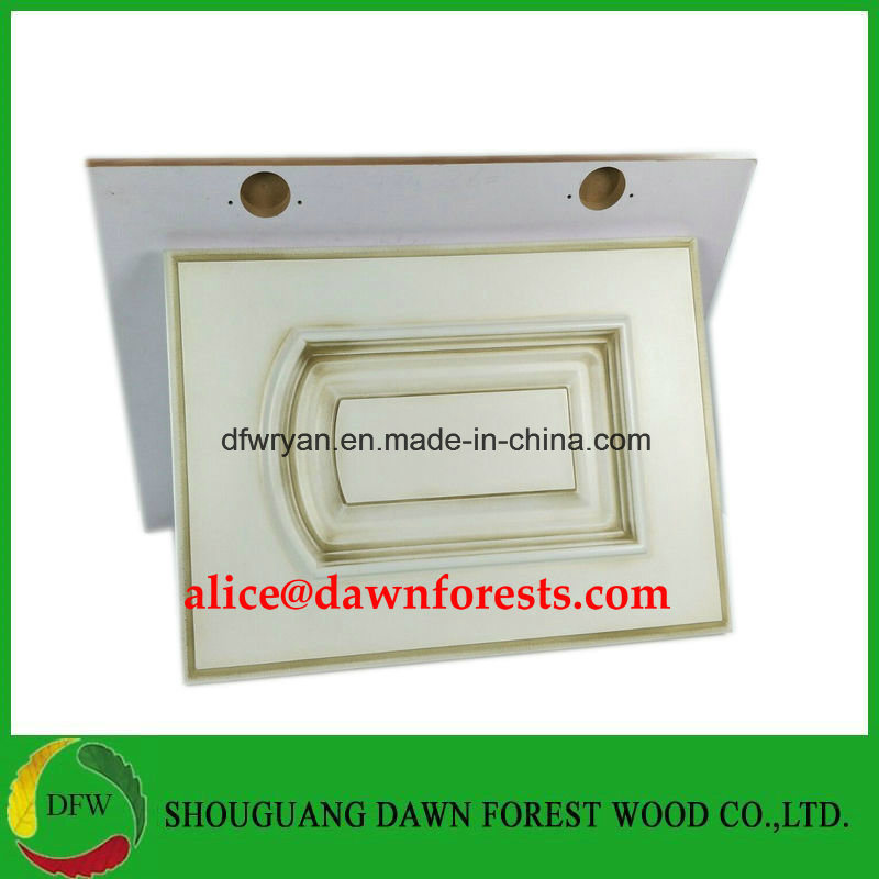 PVC Film 18mm MDF Board Good Service Kitchen Cabinet