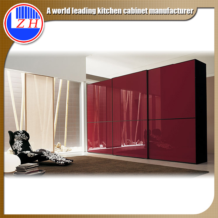 European Modern Style Bedroom Closet Wood Wardrobe Cabinets (ZHUV)