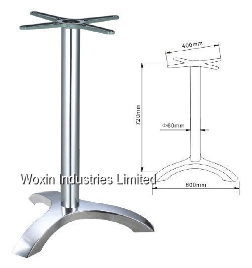 Aluminum Furniture Outdoor Three Leg Dining Table (302)