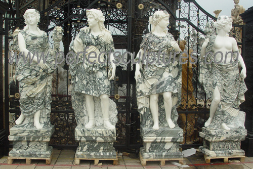 Carving Sculpture Marble Stone Statue for Garden Decoration (SY-C1274)