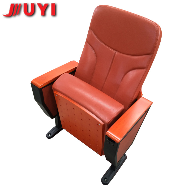 Factory Price Colorful Fabric Seat Wooden Armrest Folding Chair