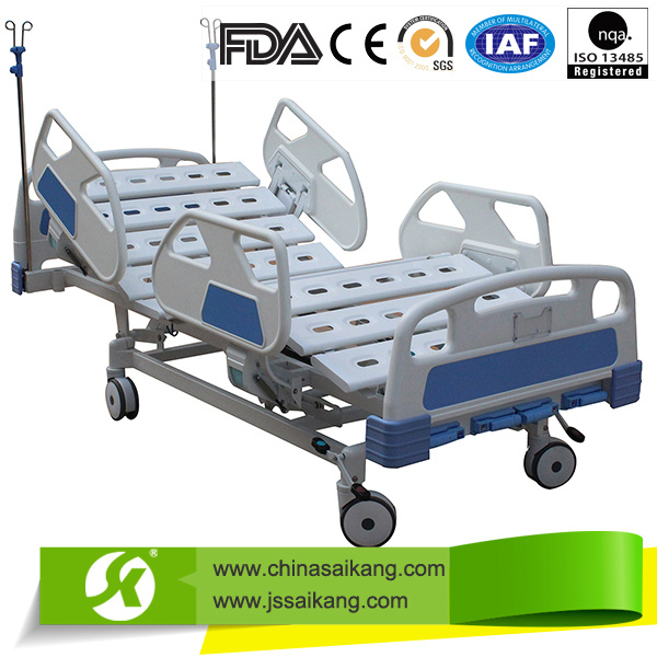 Sk015-2 Cheap Medical Hospital Manual Bed