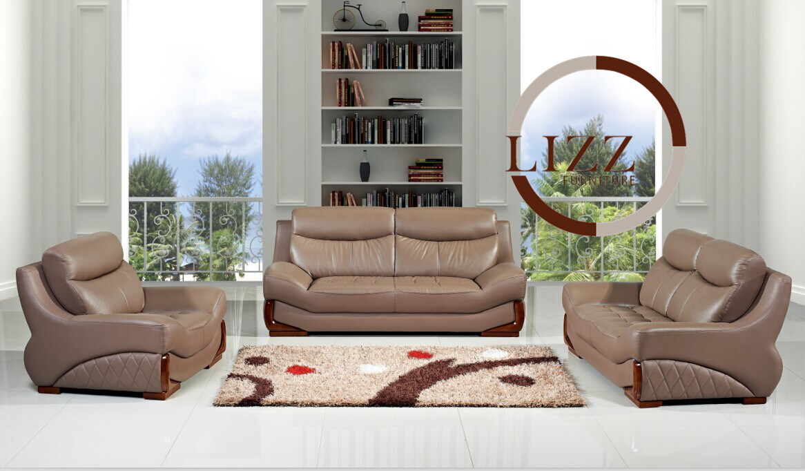 Office Furniture Modern Leather Sofa (L. P. 525)