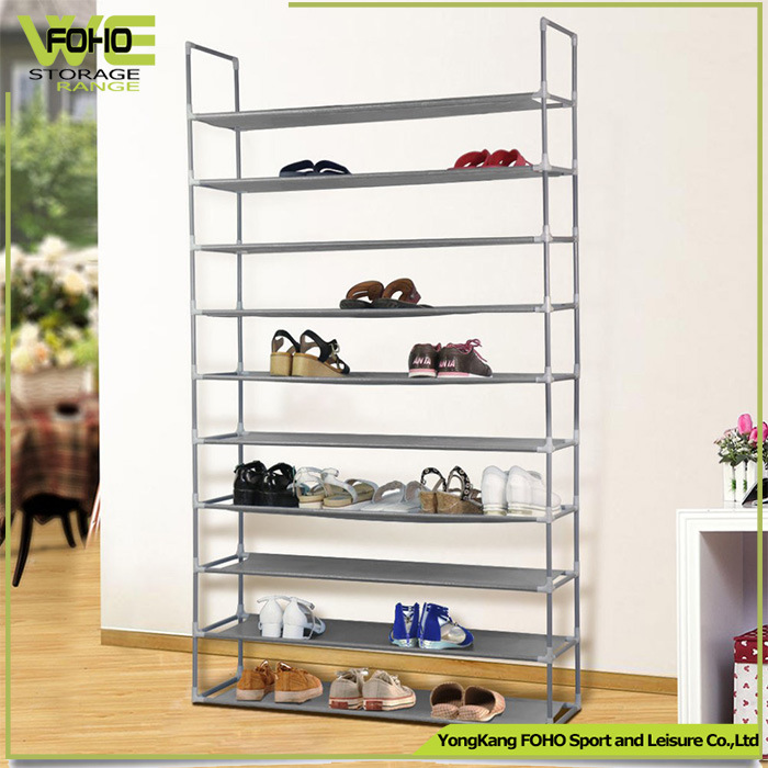 Portable Metal Simple Designs Shoe Tower Storage Rack