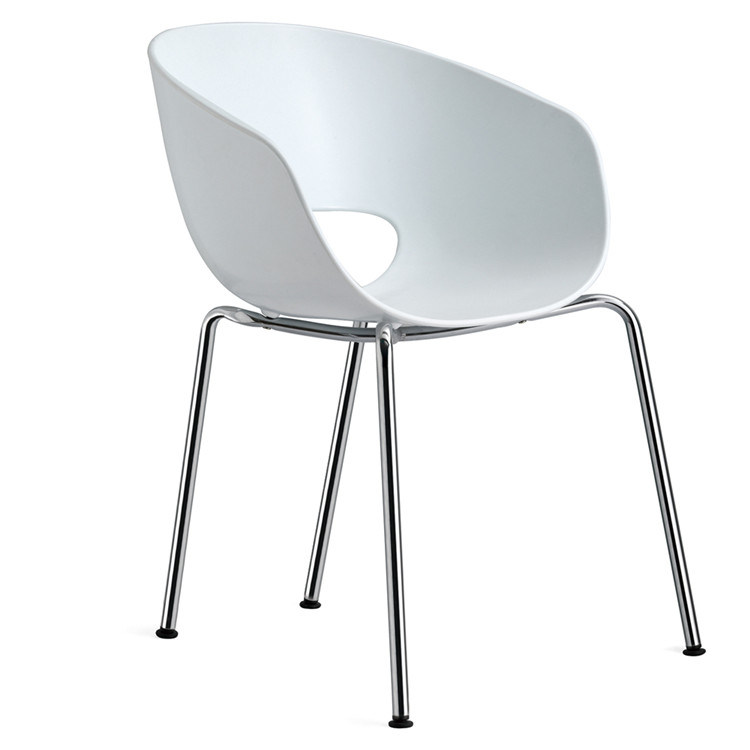 Plastic White Oval Milk Tea Quality Chair (SP-UC196)