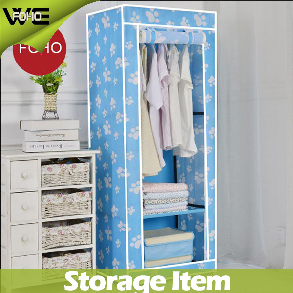 DIY Design Bedroom Furniture Simple Foldable Canvas Wardrobe