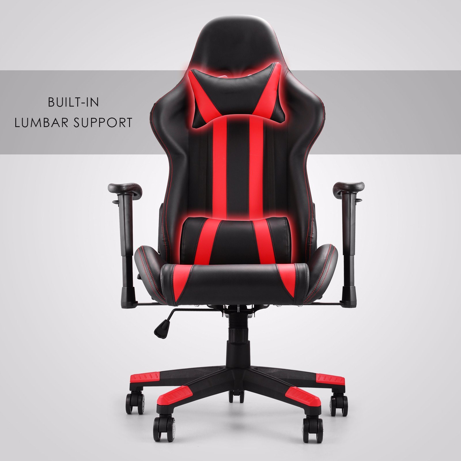 PU Leather Ergonomic Design Racing Chair