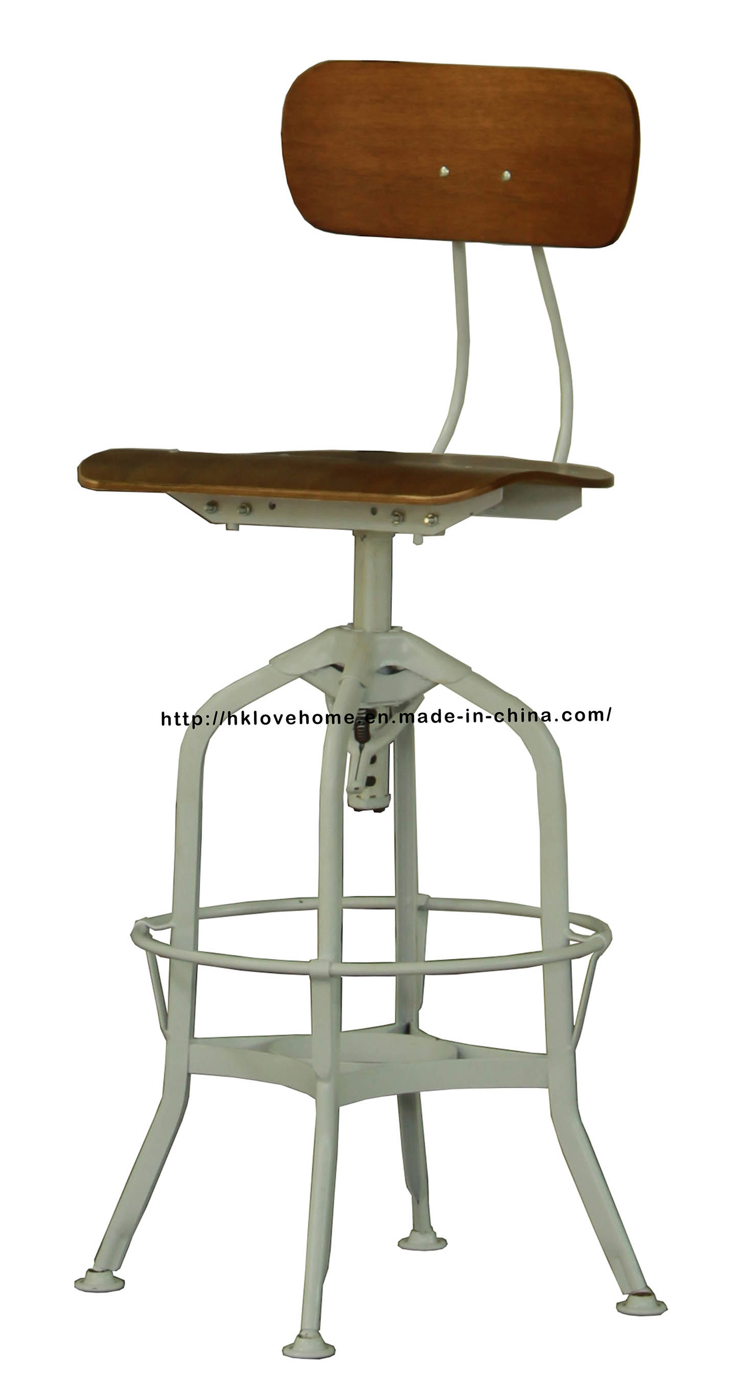 Replica Industrial Steel Plywood Restaurant Dining Toledo Bar Stools Chair