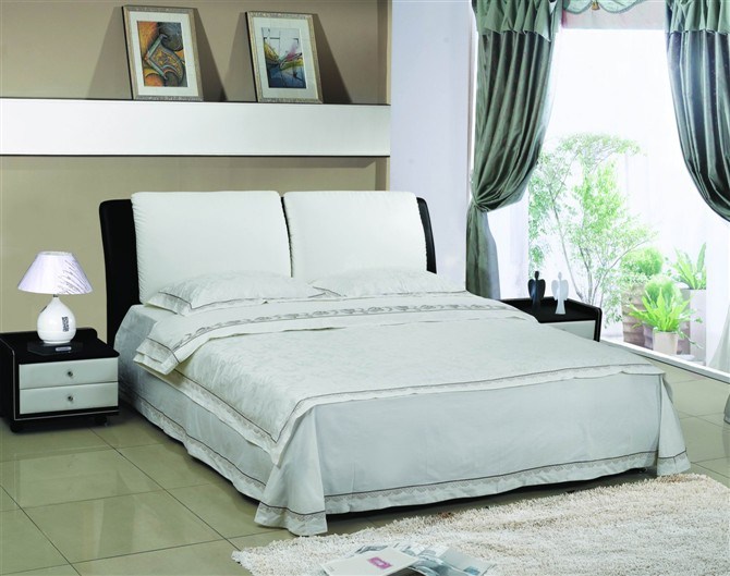 Bedroom Furniture Set Modern Bed, Leather Bed, PU Bed