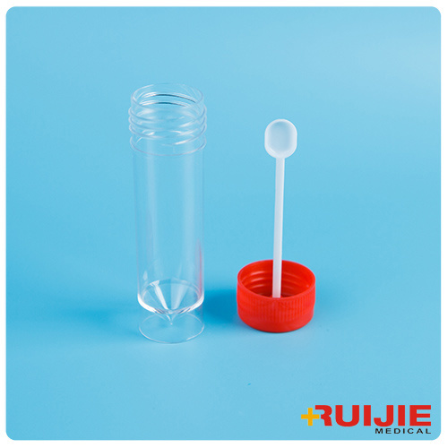 Disposable Plastic Stool Container with Screw