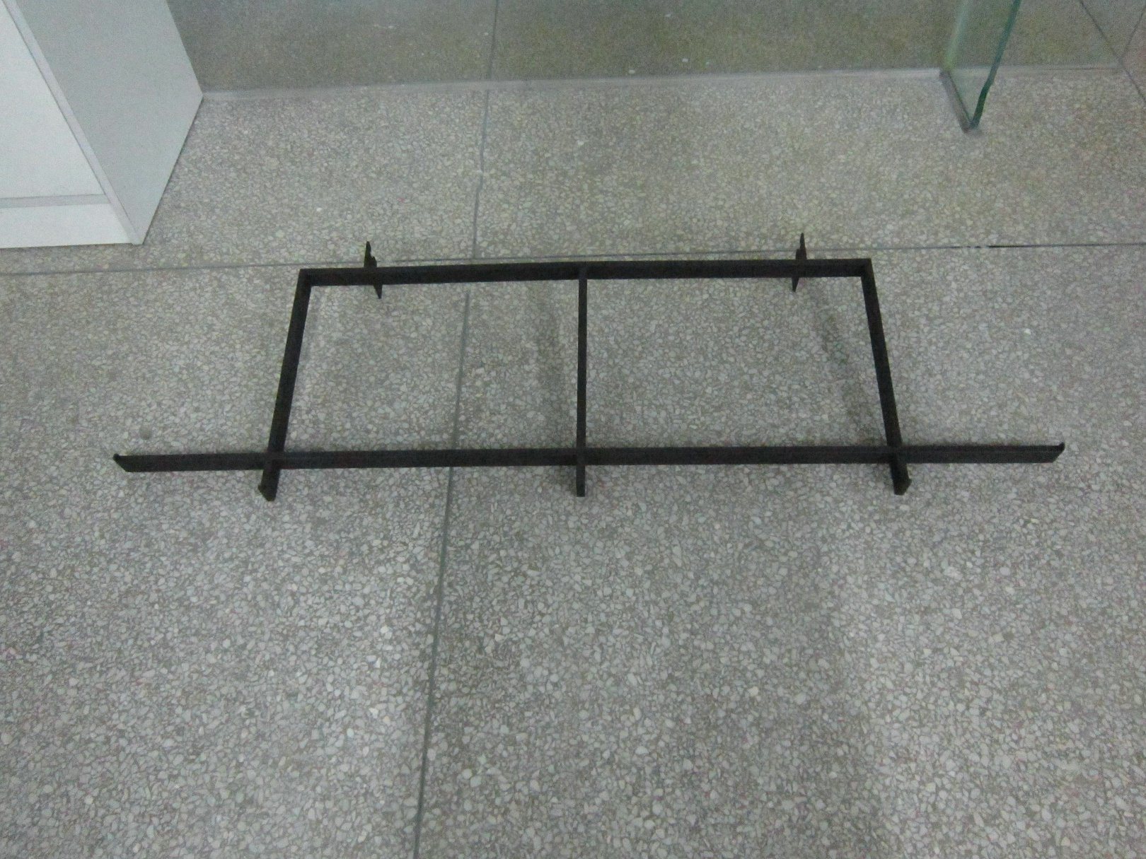 Black Garment Hook Shelf