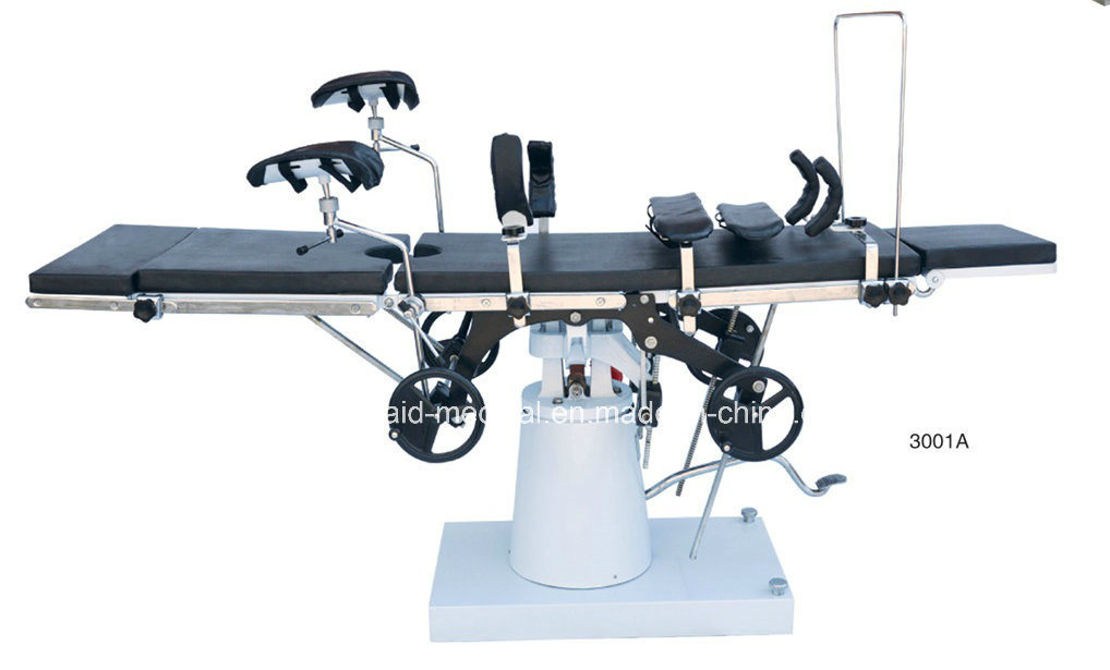 Operation Table 3001A (ECOH13) Medical Equipment Side-Control Mechanical Operation Table