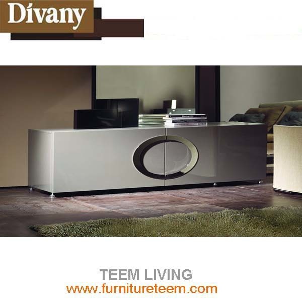 Living Room Furniture High Gloss Modern Storage Cabinet