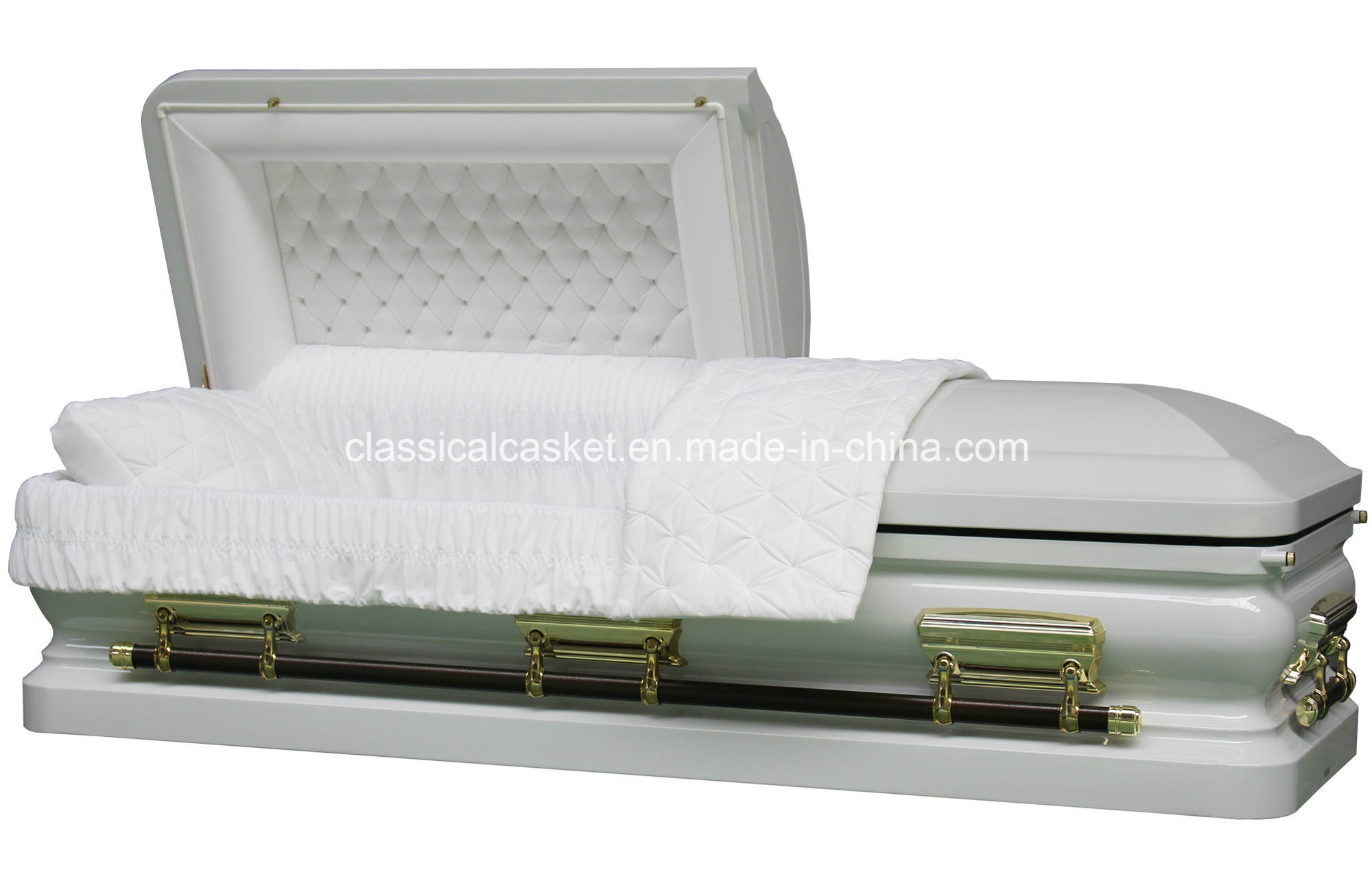 Onyx Purity 18ga Steel Metal Casket