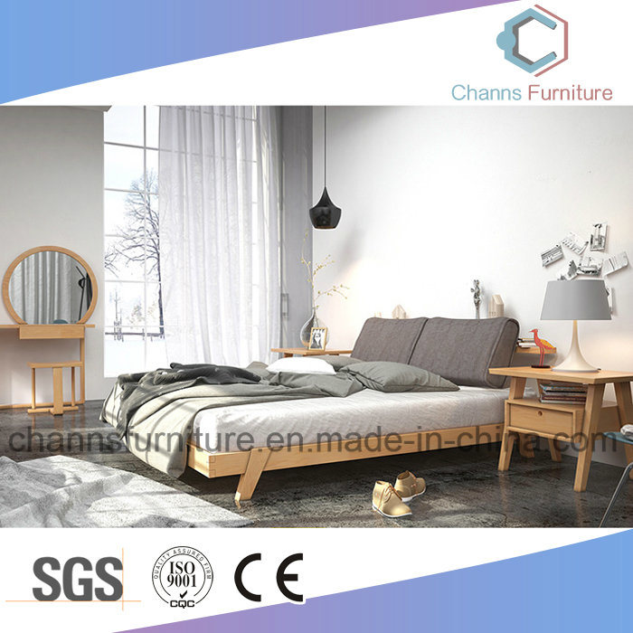 Modern Furniture New Design Fabric Wooden Bed