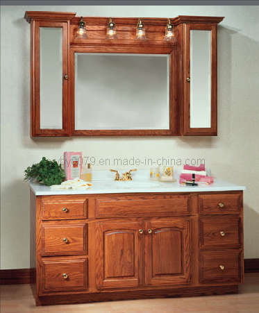 Wooden Vanity Cabinet (W-002)