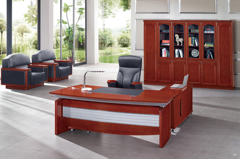 Classic Fancy Look Wooden Boss Desk with Customized Size