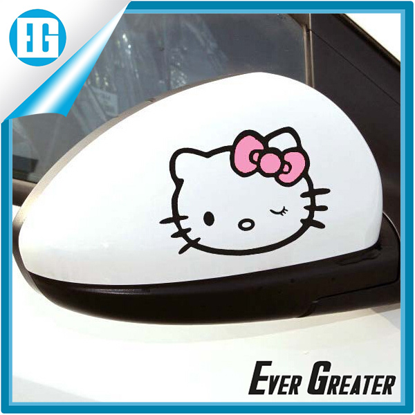 Small Decoration Car Car Mirror Removable Sticker