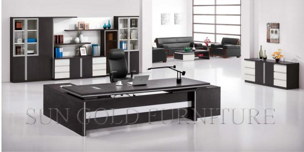 Wooden Melamine Executive Desk High Quality Office Furniture for Europe