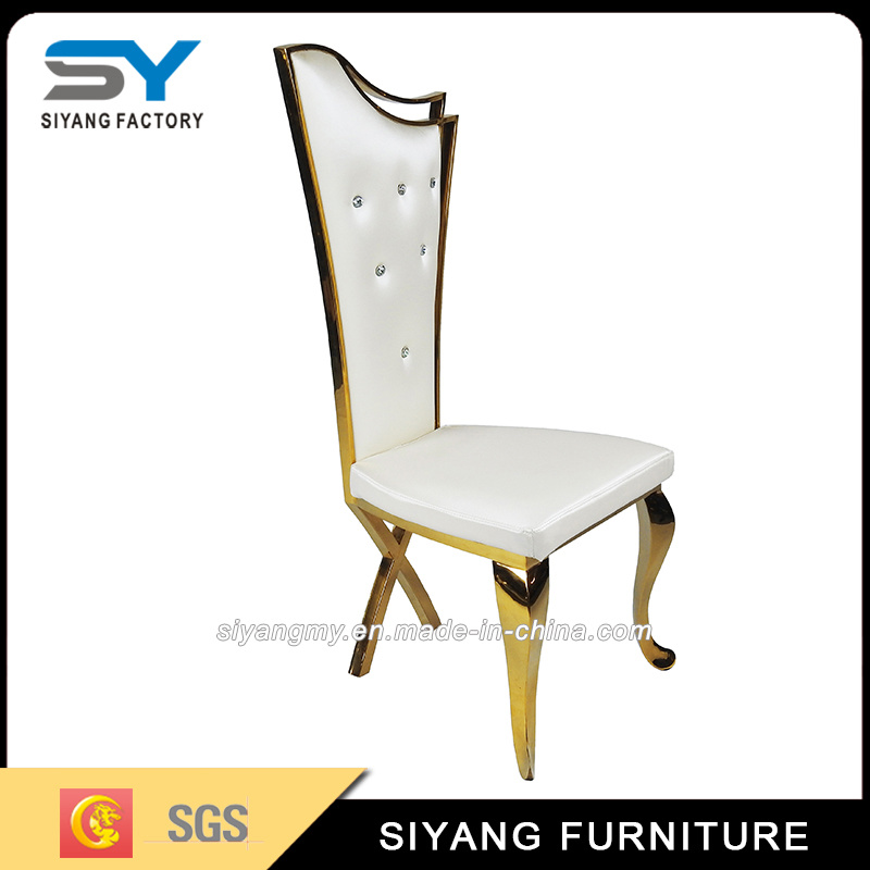 Restaurant Furniture Gold Metal Chair for Wedding