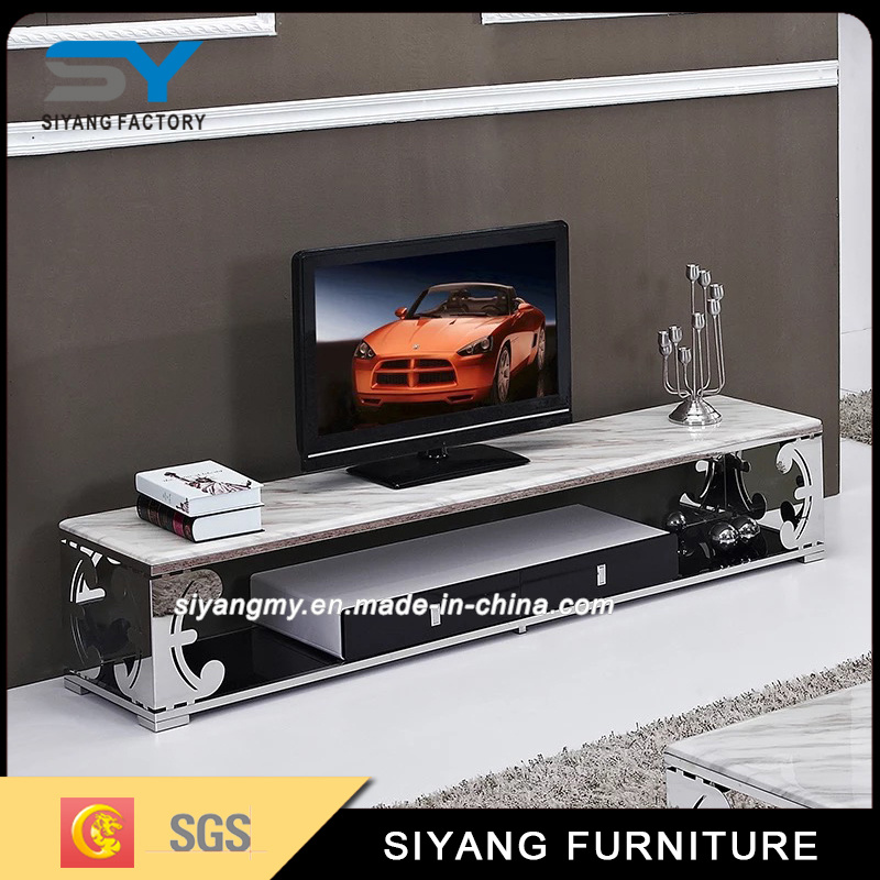 Modern New Design White TV Cabinet with Drawers