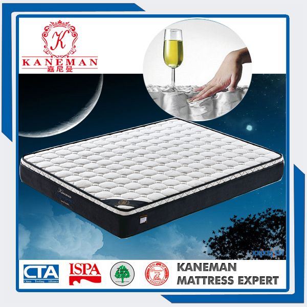 Hot Sale Euro Pillow Top Pocket Spring Mattress with Elegant Cover