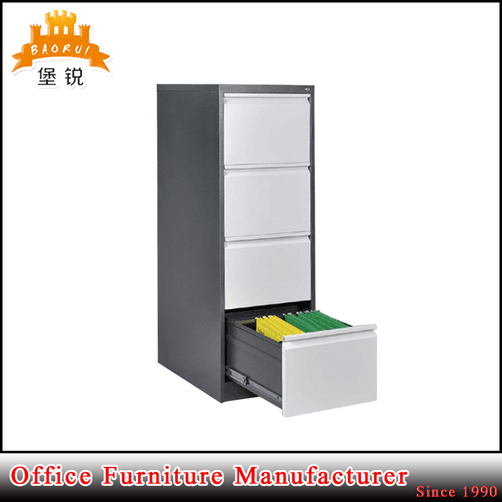 Fas-002-4D Metal Archive Storage Furniture 4 Drawer Steel Office Filing Cabinet