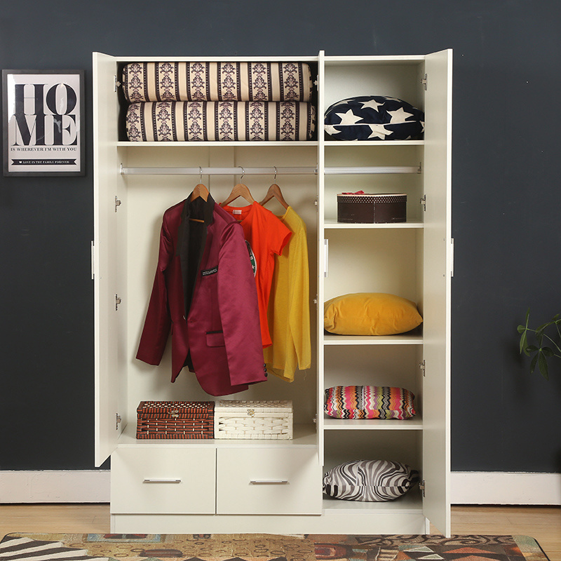 Modern Customizable 3 Door 2 Drawer Wardrobe