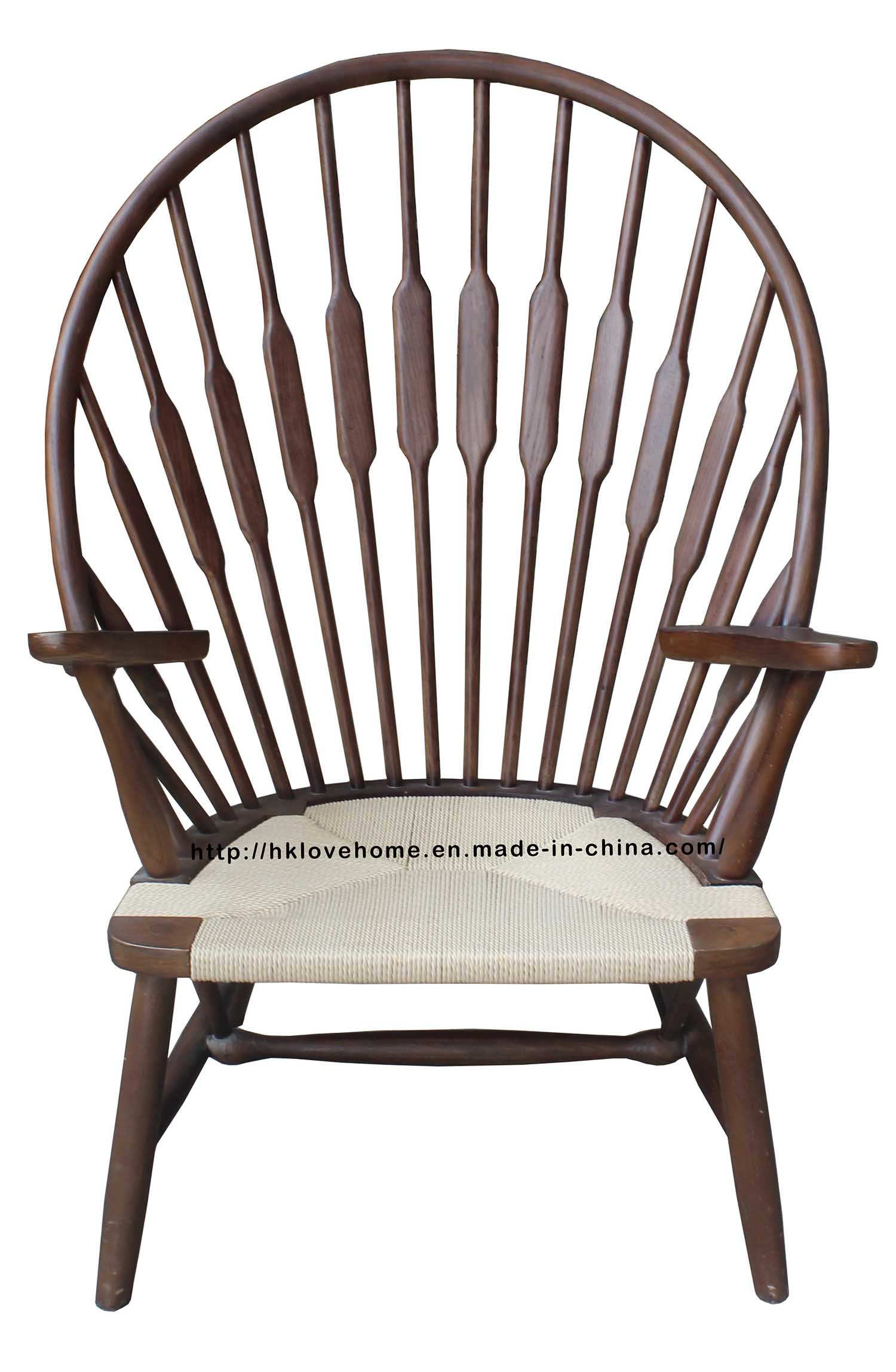 Replica Dining Coffee Hans Wegner Peacock Wooden Chair