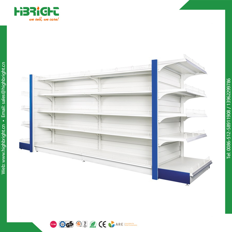 Supermarket Shelving and Double Sided Gondola Shelving