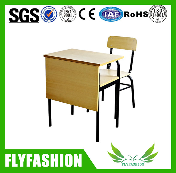 Education Furniture Single Student Table with Chair (SF84S)