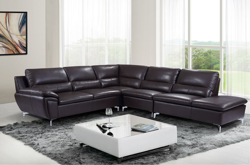 Modern Living Room White Leather Sofa for Home Furniture (HC596L)