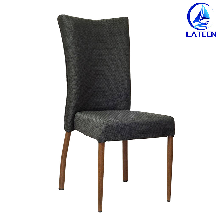 Supply Commercial Restaurant Metal Furniture Fabric Wood Imitation Chair