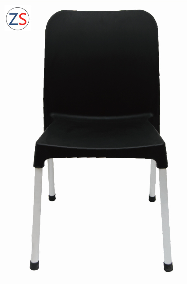 Black Aluminium Metal Plastic Wedding Dining Outdoor Chair