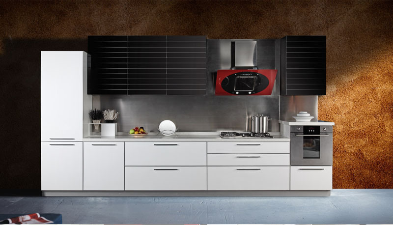 Glossy Customized Wooden Acrylic Kitchen Cabinets (zv-016)