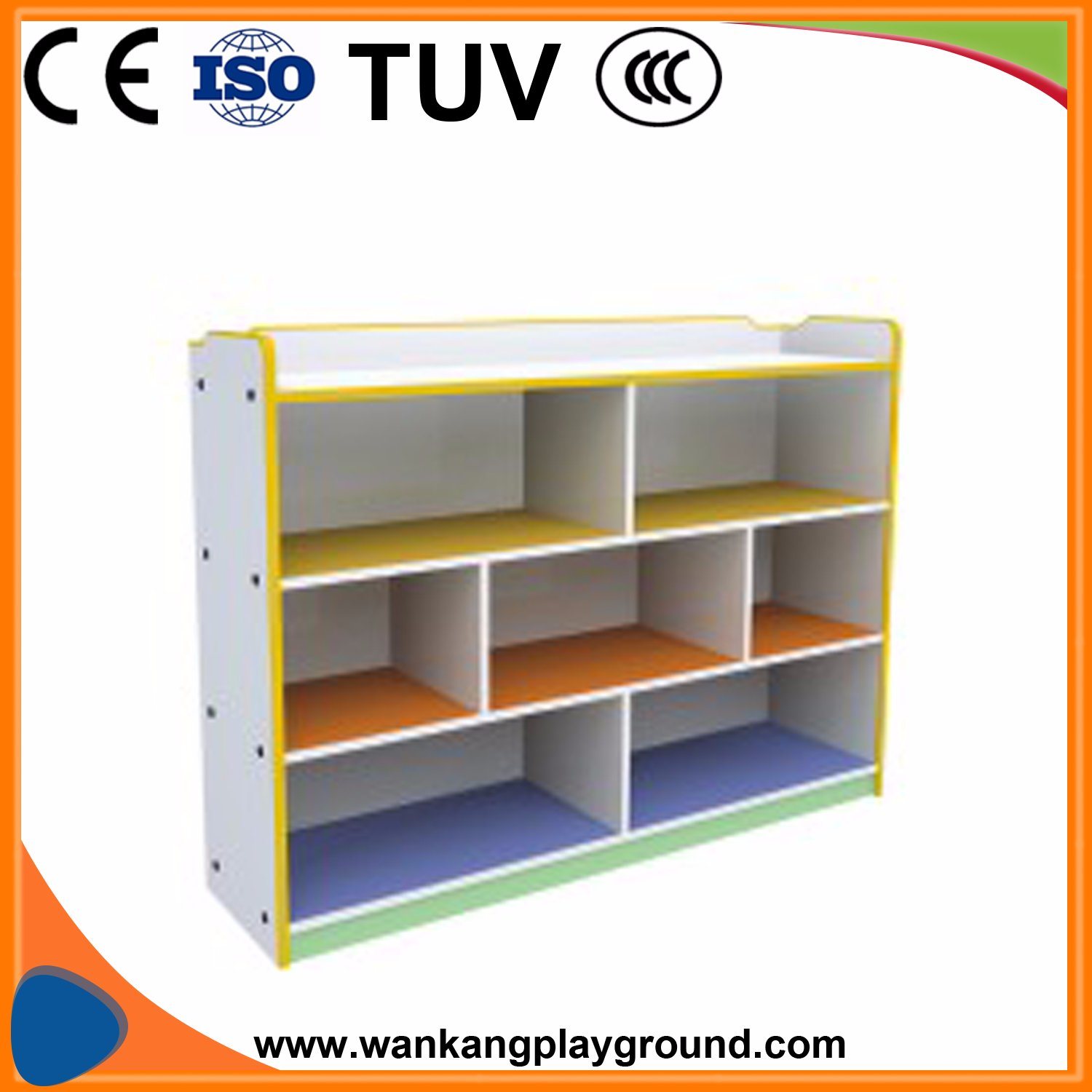 Children Kindergarden Furniture Bookcase (WK-NN71115A)