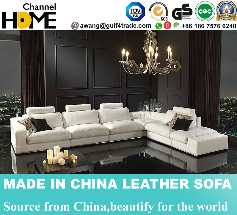 European Modern Design Sectional Laather Sofa with Corner (HC2034)