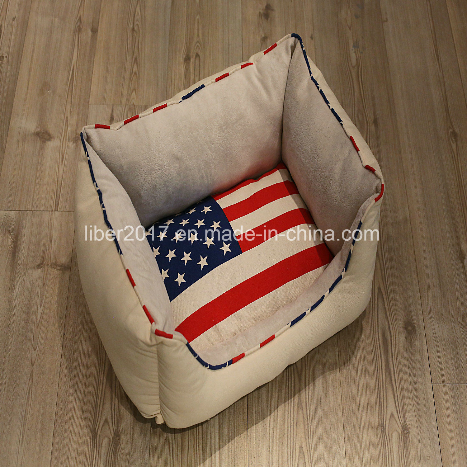 New Arrivals Fashion USA Flag Luxury Pet Dog Beds