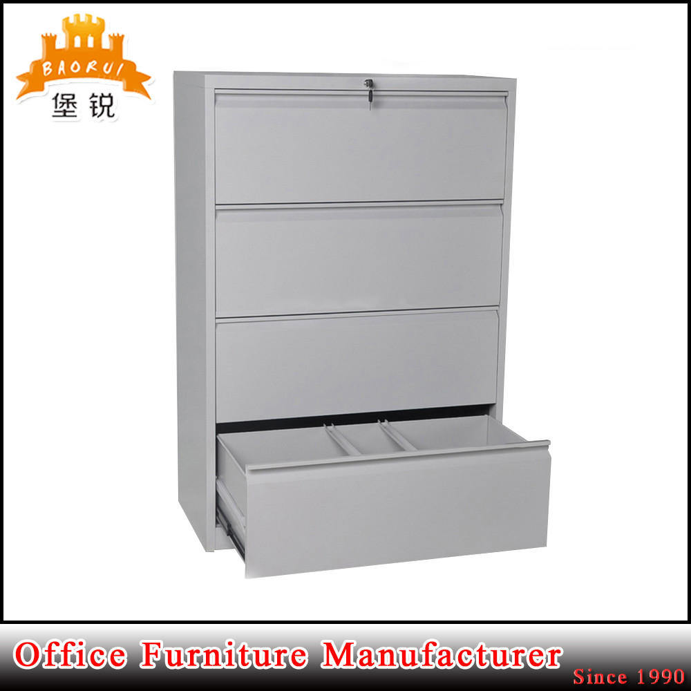 Metal Four Drawer Horizon Filing Cabinet