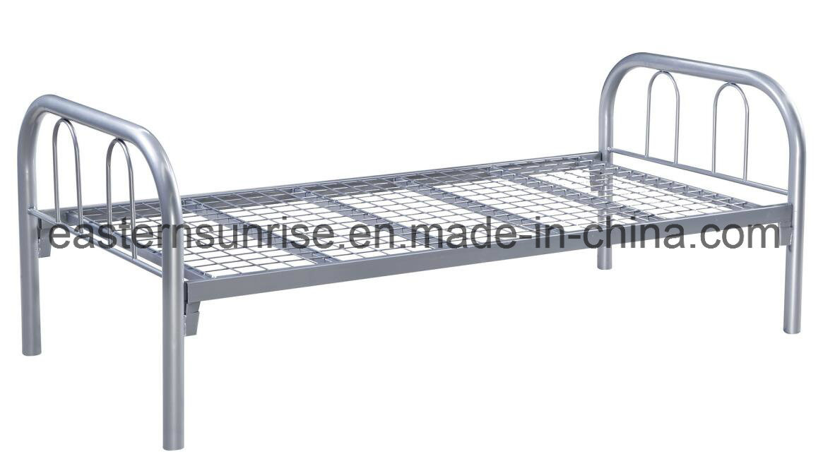 Simple Strong Steel Metal Iron Single Bed