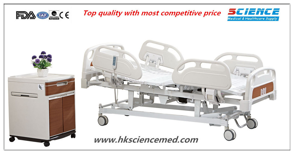 Five Functions ICU Electric Hospital Bed with Ce Certificate (SC-EB05)