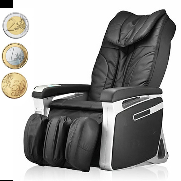 Shopping Mall Full Body Shiatsu Coin Acceptor Massage Chair