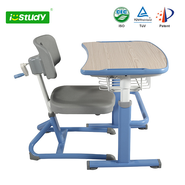 School Furniture Adjustable Table / Comfortable Classroom Tables