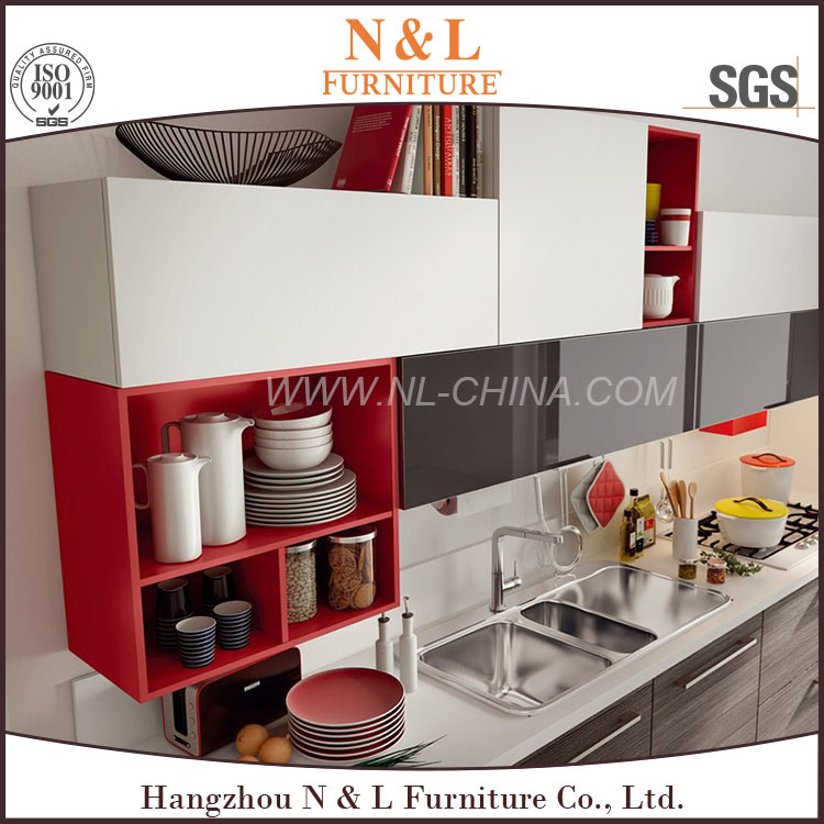 N&L Modern High Glossy Kitchen Cabinet with Free Design Work